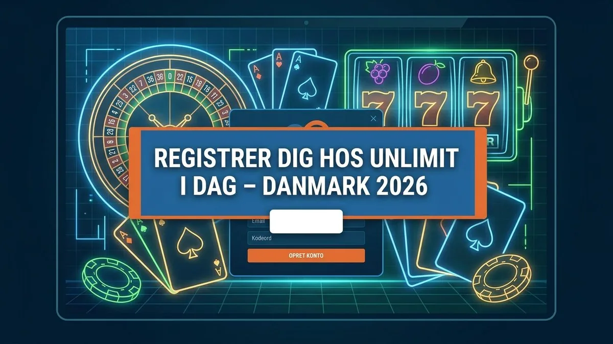 Registrering med bonus hos Unlimit